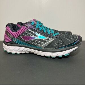 Womens BROOKS Ghost 9 Black Running Shoes / Size 10 Medium